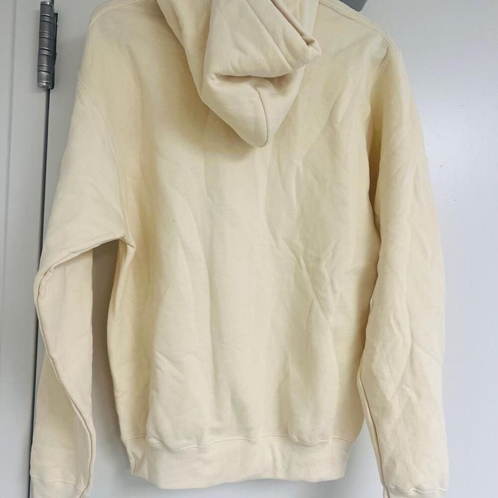Unbranded Women's Cream and Yellow Hoodie